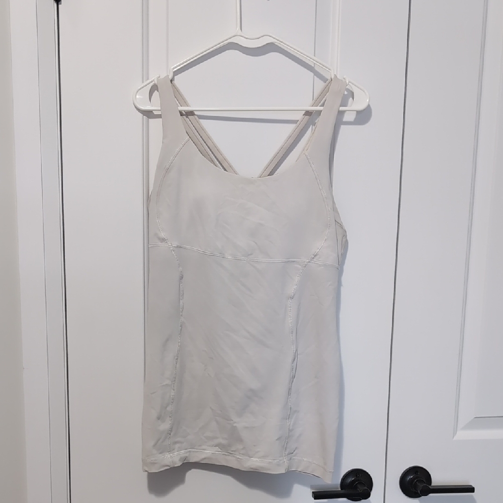 White Lululemon ENERGY tank